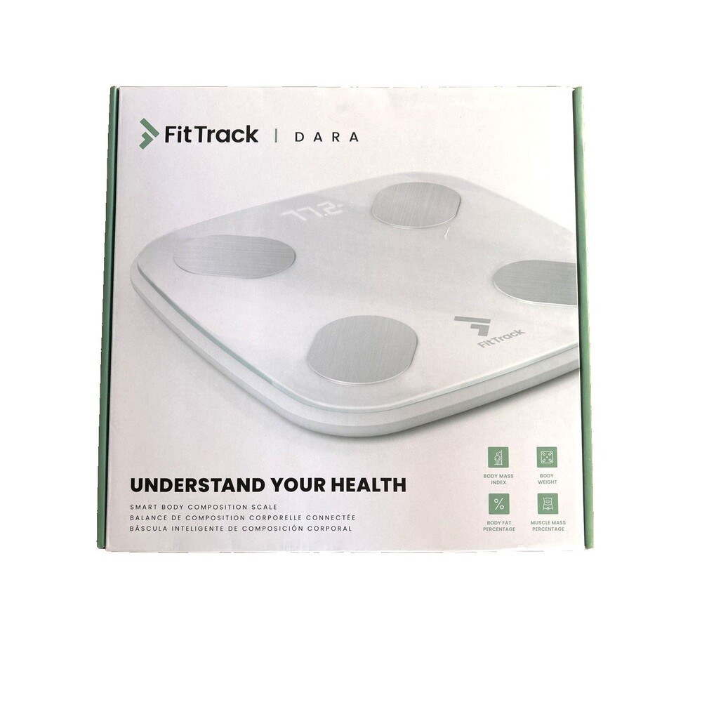 Fit Track Dara BMI Health Insights Complete Body Analysis Bathroom Scale NEW